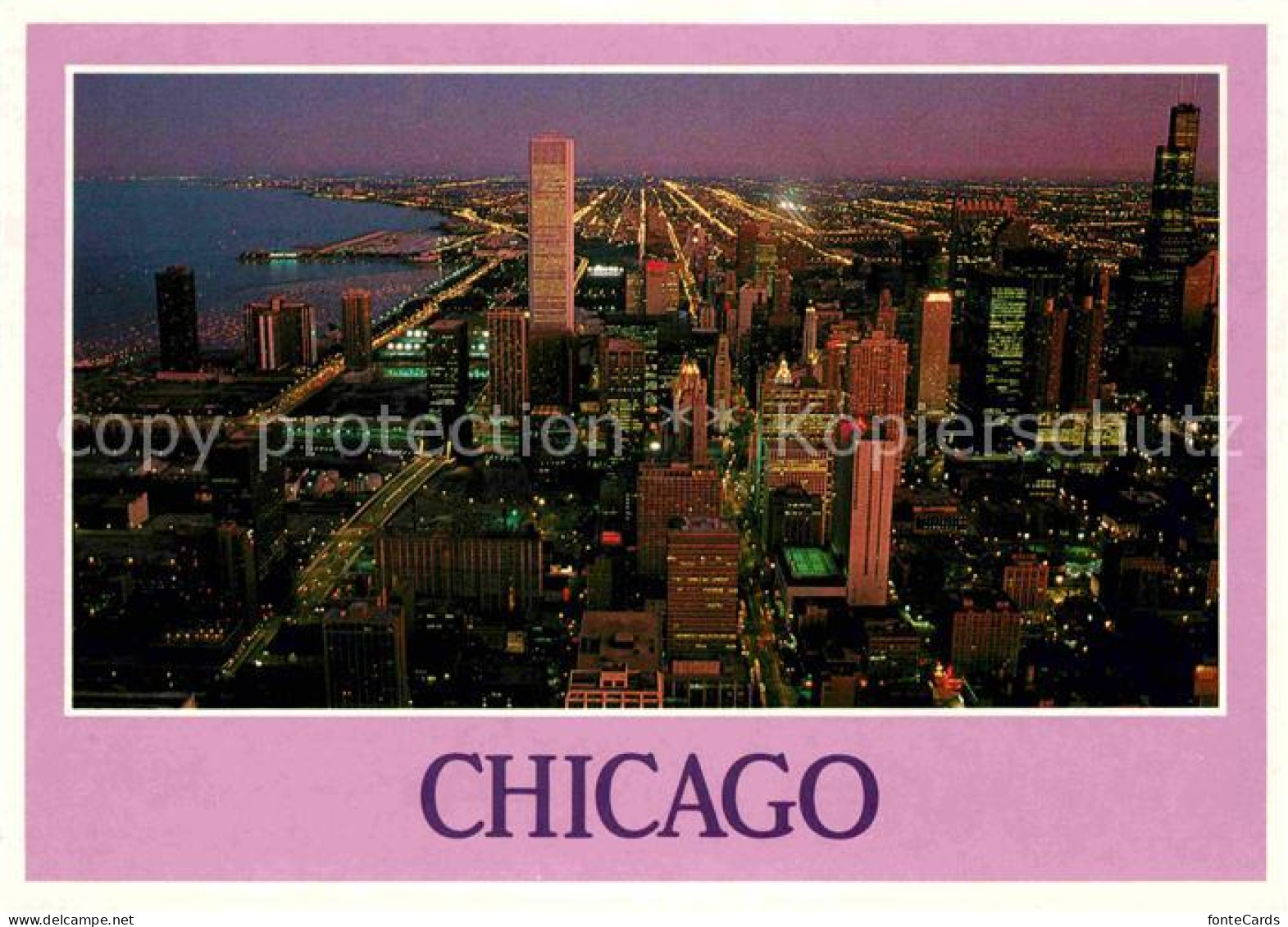 72708316 Chicago_Illinois Panorama  - Andere & Zonder Classificatie