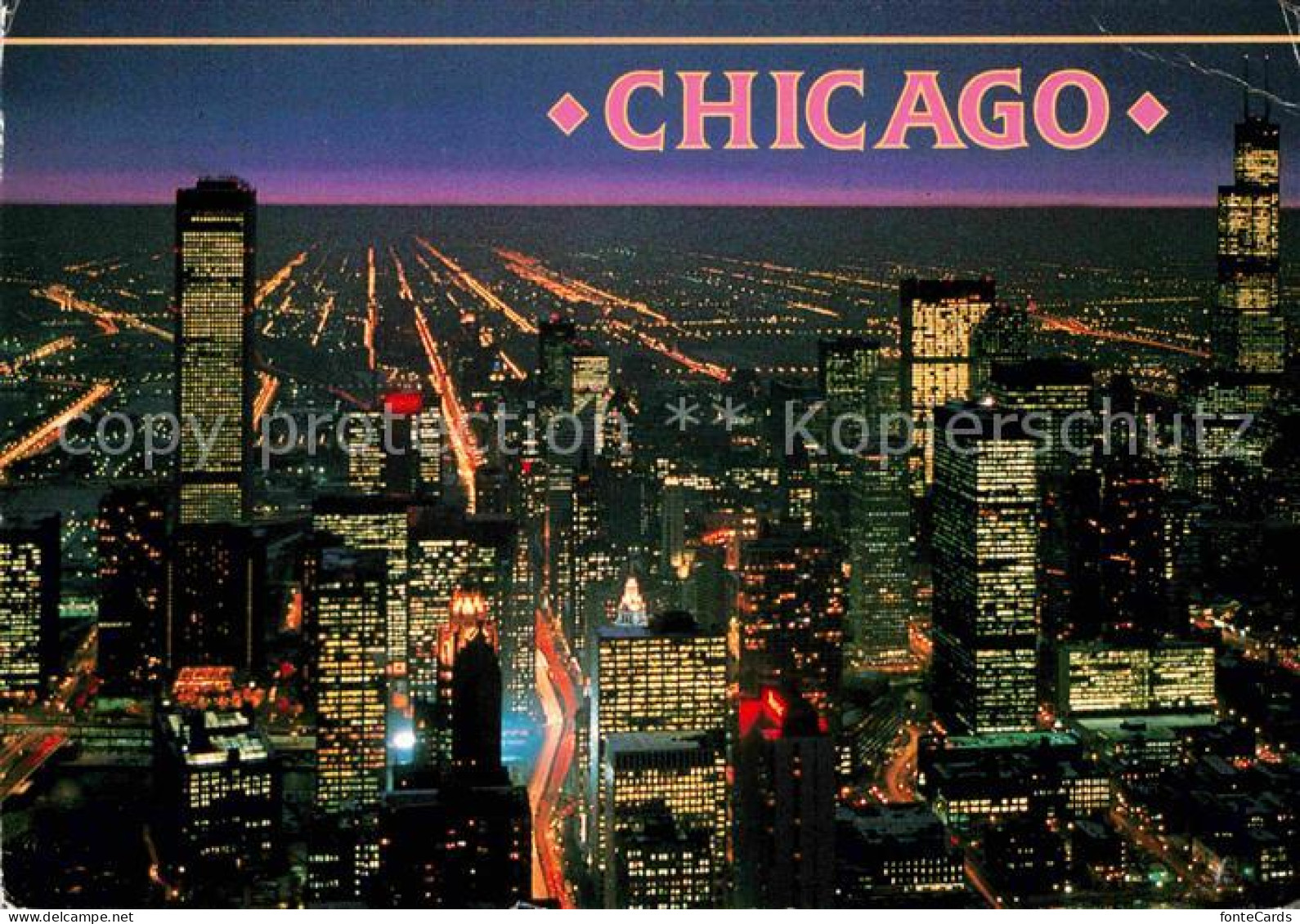 72708315 Chicago_Illinois Panorama  - Andere & Zonder Classificatie