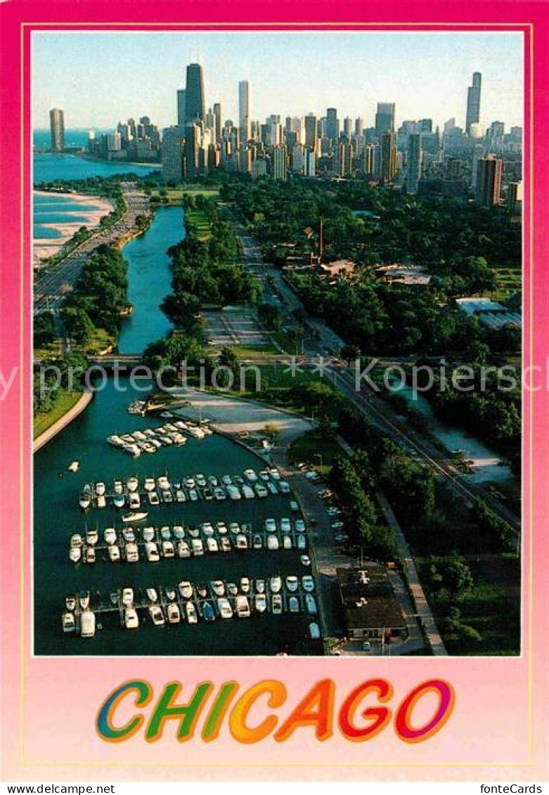 72708309 Chicago_Illinois Lincoln Park Fliegeraufnahme - Andere & Zonder Classificatie