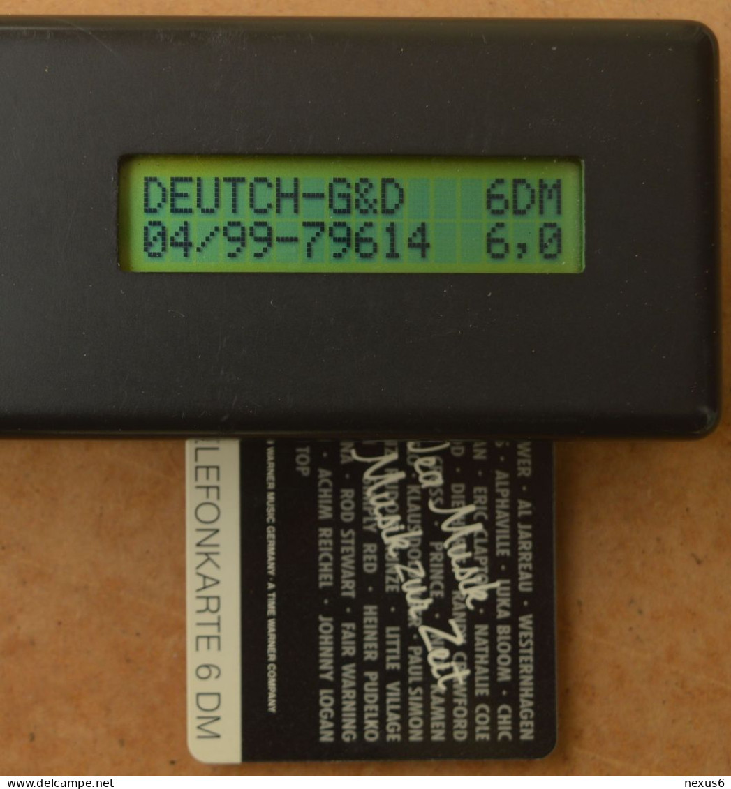 Germany - WEA Musik 4 - Edo Zanki - O 0194B- 08.1992, 6DM, 1.000ex, Mint - O-Series : Customers Sets