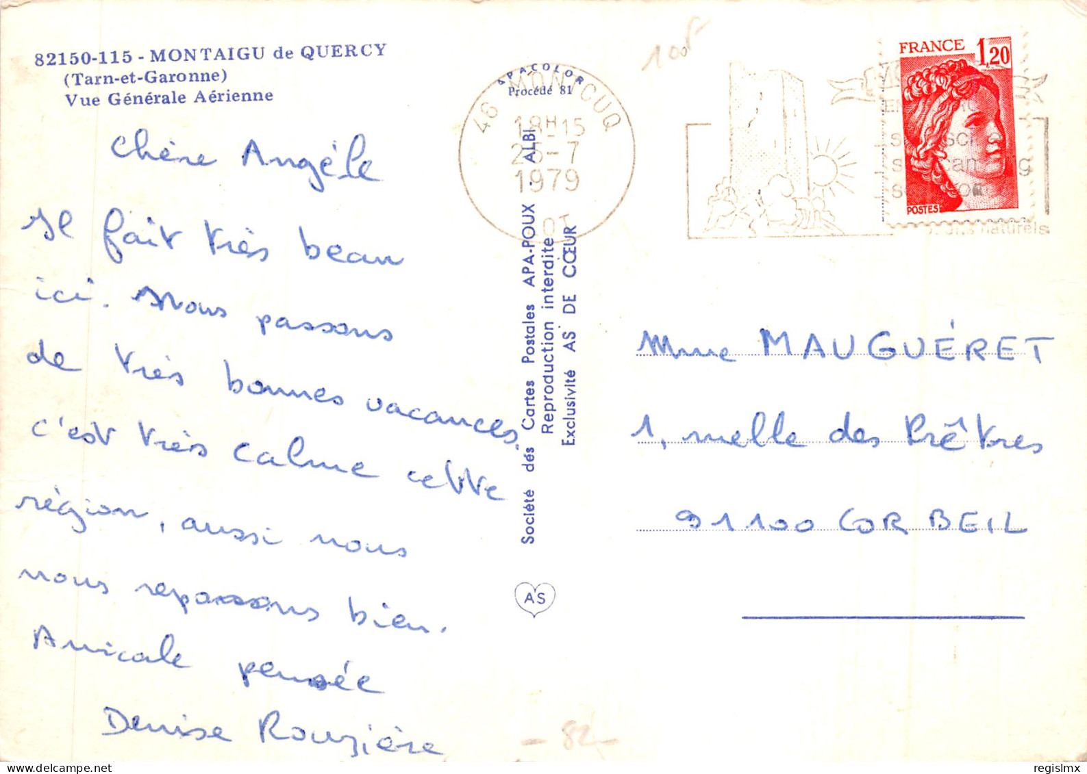 82-MONTAIGU DE QUERCY-N°T562-B/0217 - Montaigu De Quercy