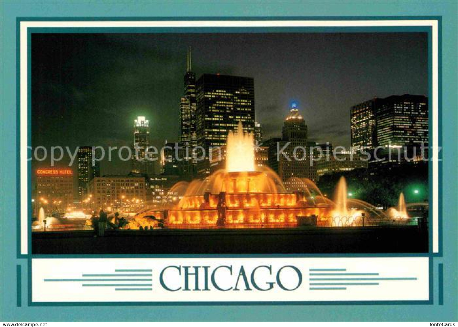72707607 Chicago_Illinois Buckingham Fountain - Altri & Non Classificati