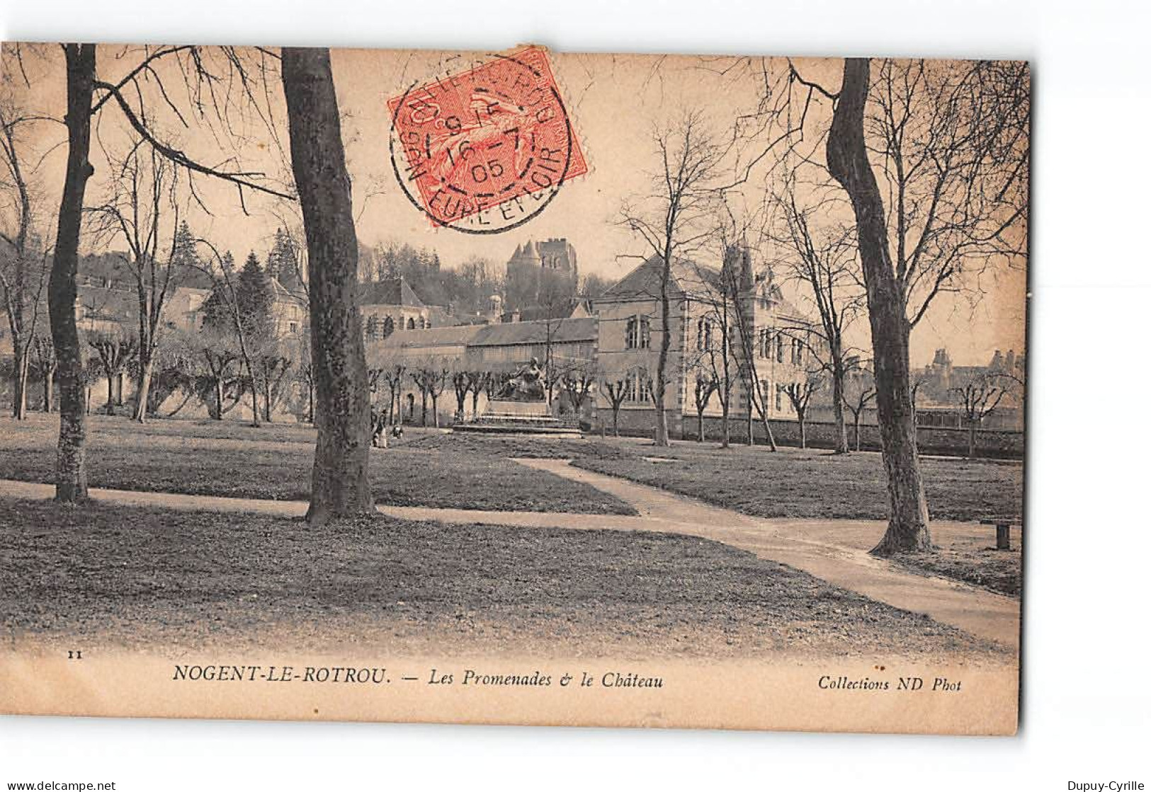 NOGENT LE ROTROU - Les Promenades Et Le Château - Très Bon état - Nogent Le Rotrou