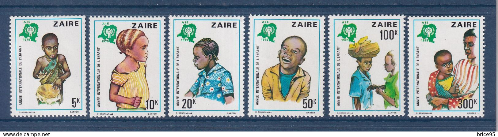 Zaïre - YT N° 951 à 956 ** - Neuf Sans Charnière - 1979 - Unused Stamps