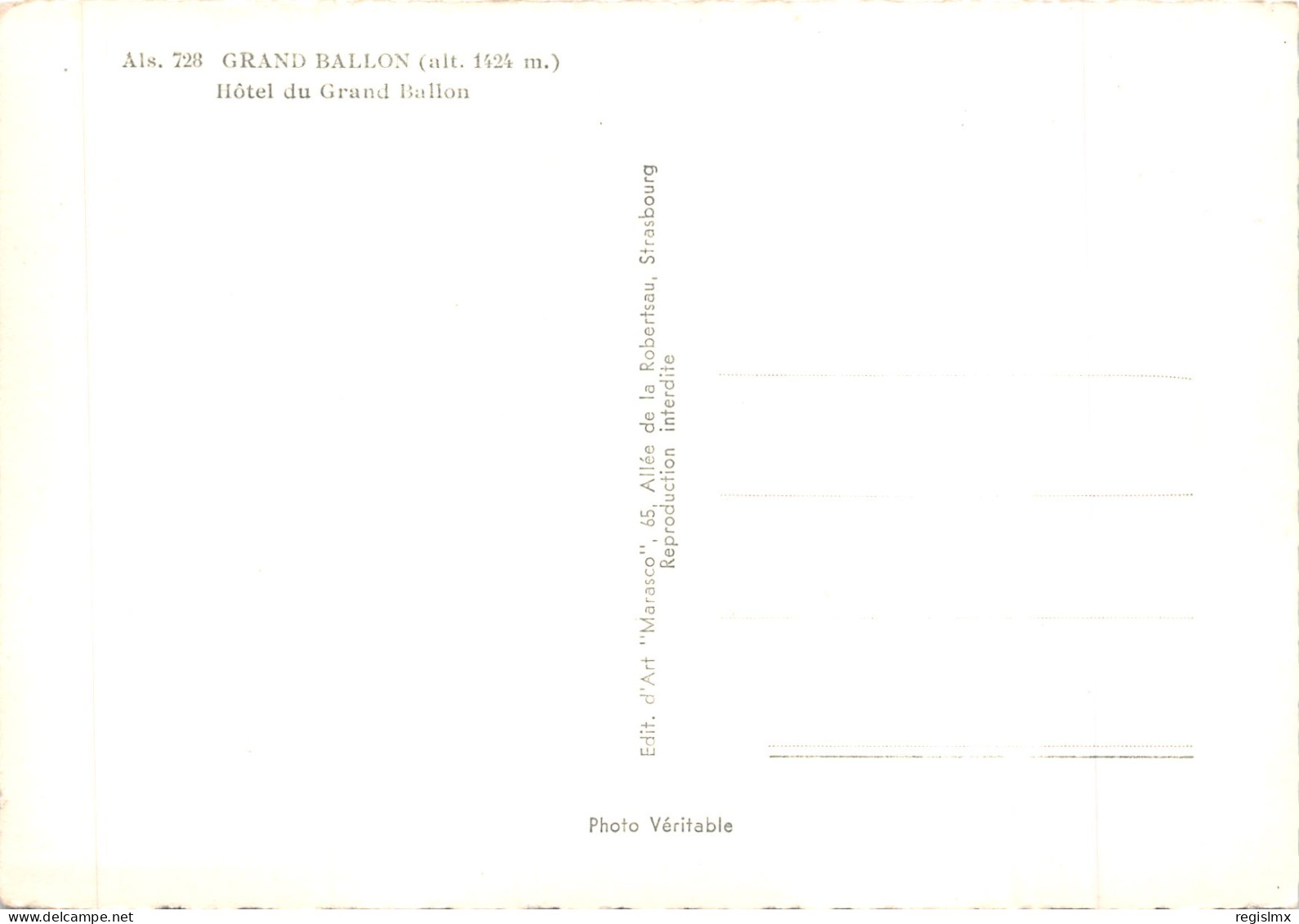 88-LE GRAND BALLON-HOTEL DU GRAND BALLON-N°T563-A/0105 - Andere & Zonder Classificatie