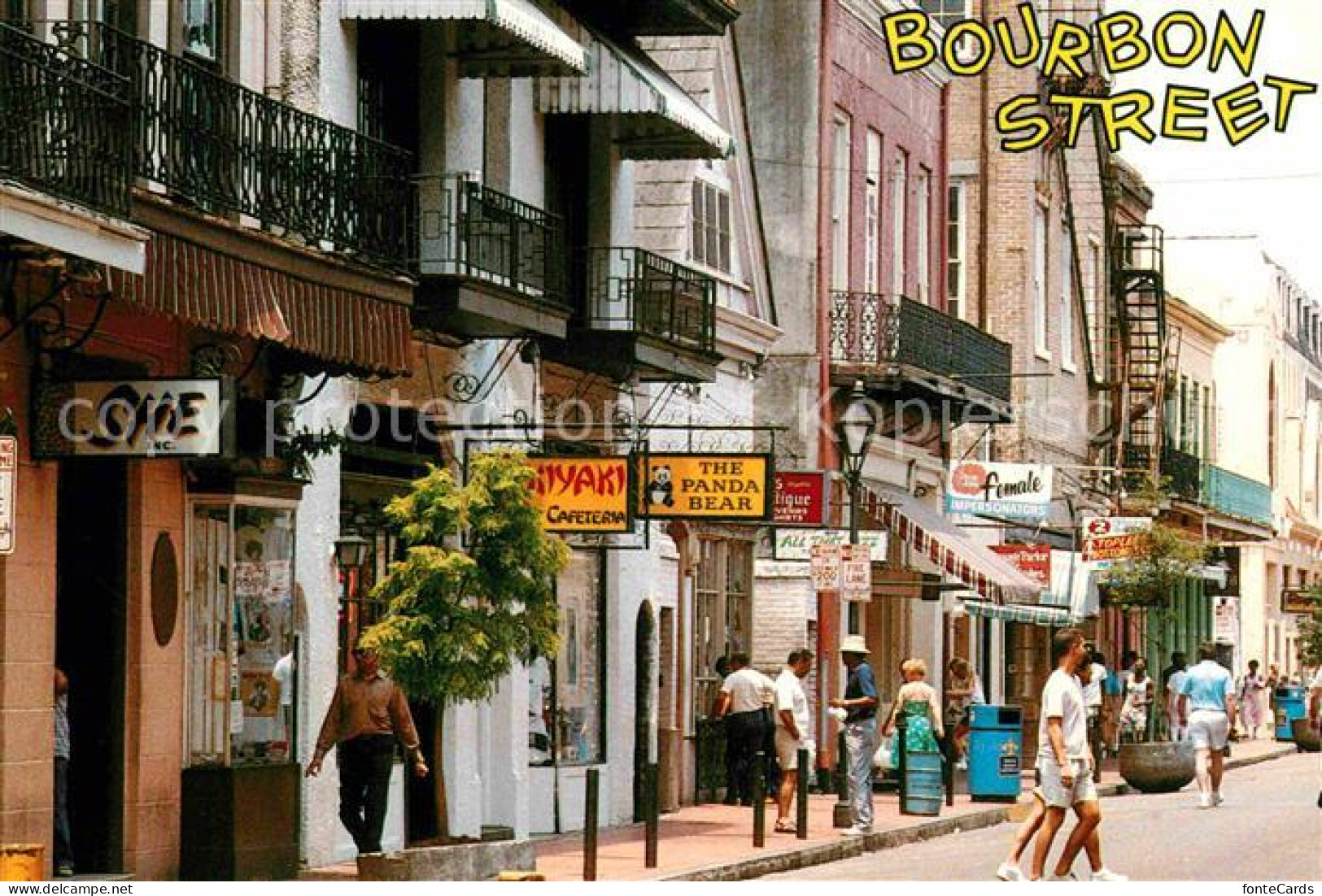72707576 New_Orleans_Louisiana Bourbon Street - Autres & Non Classés
