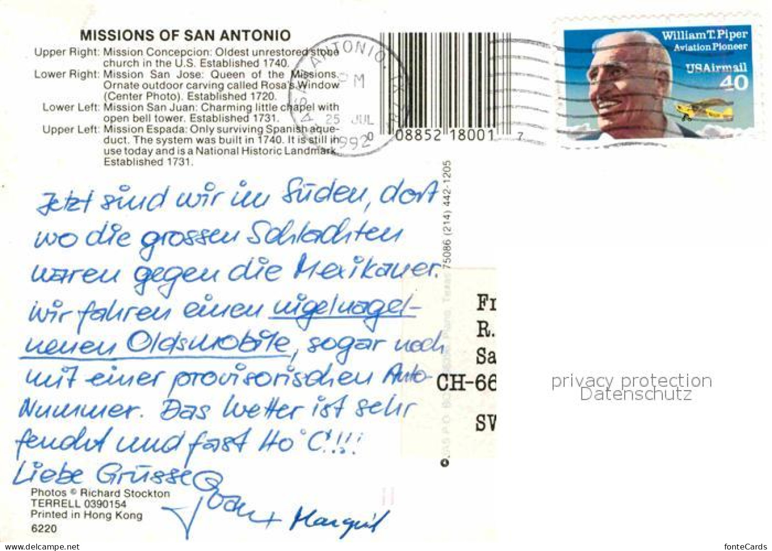 72707567 San_Antonio_Texas Missionen Der Stadt - Otros & Sin Clasificación