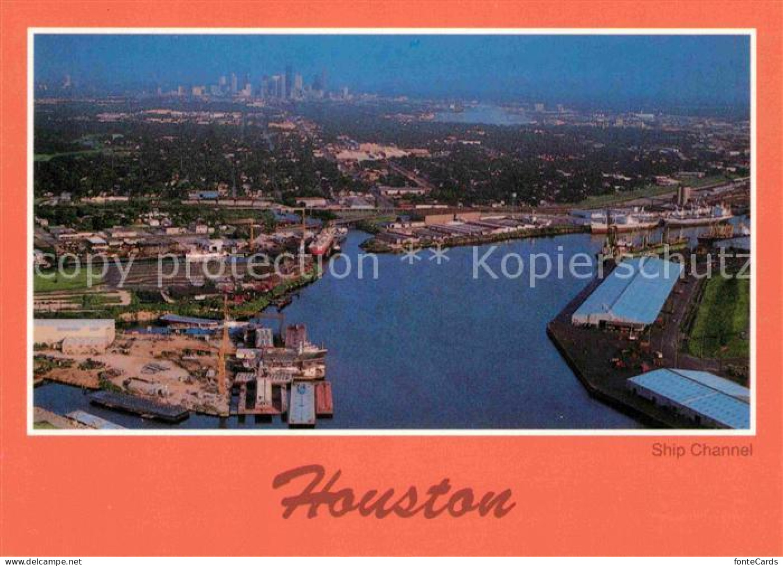 72707544 Houston_Texas Fliegeraufnahme Hafen - Autres & Non Classés