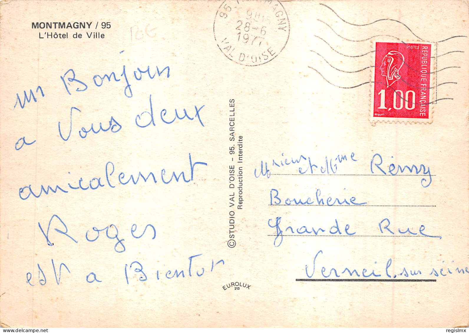 95-MONTMAGNY-N°T563-C/0079 - Other & Unclassified