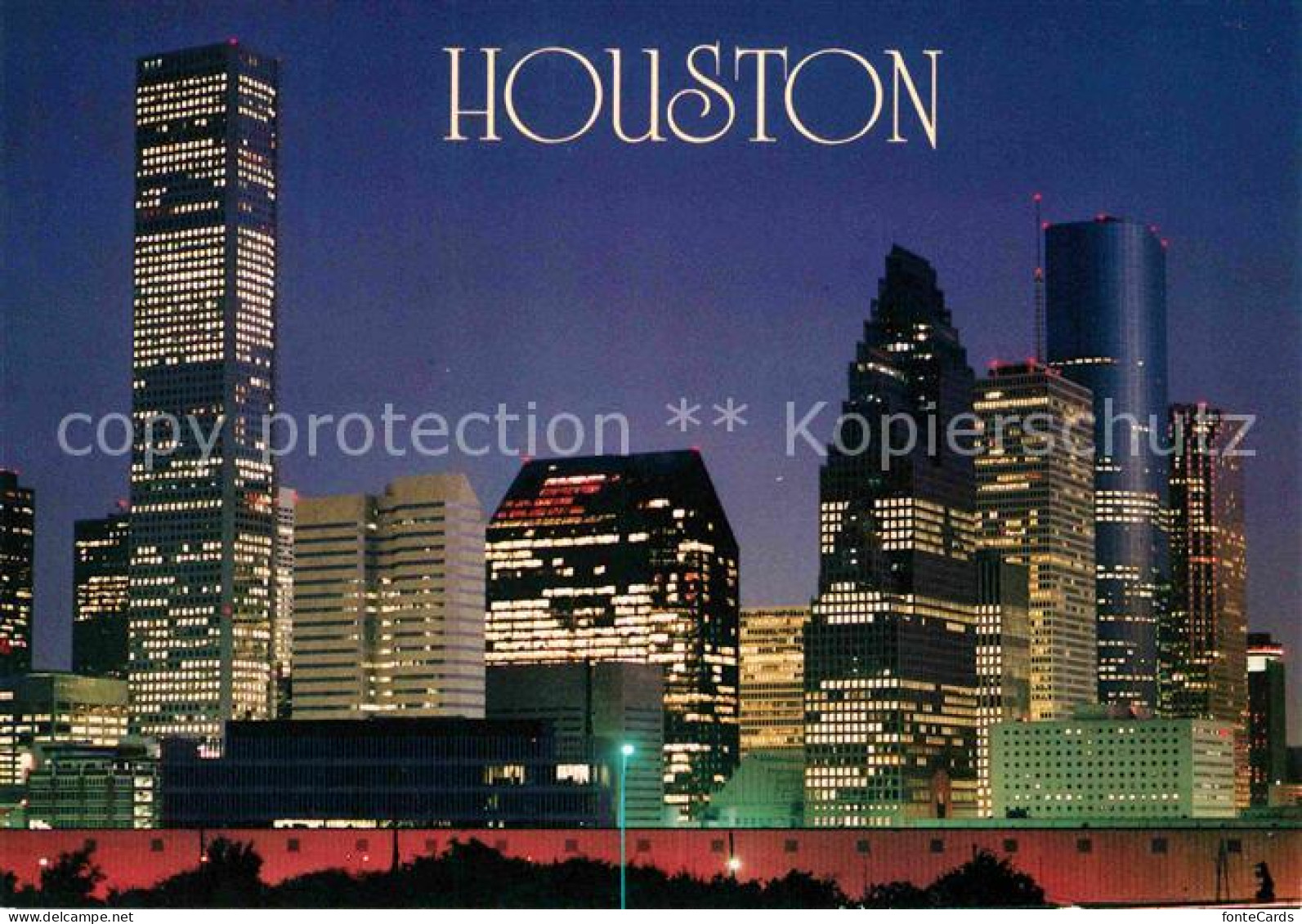 72707540 Houston_Texas Skyline  - Andere & Zonder Classificatie