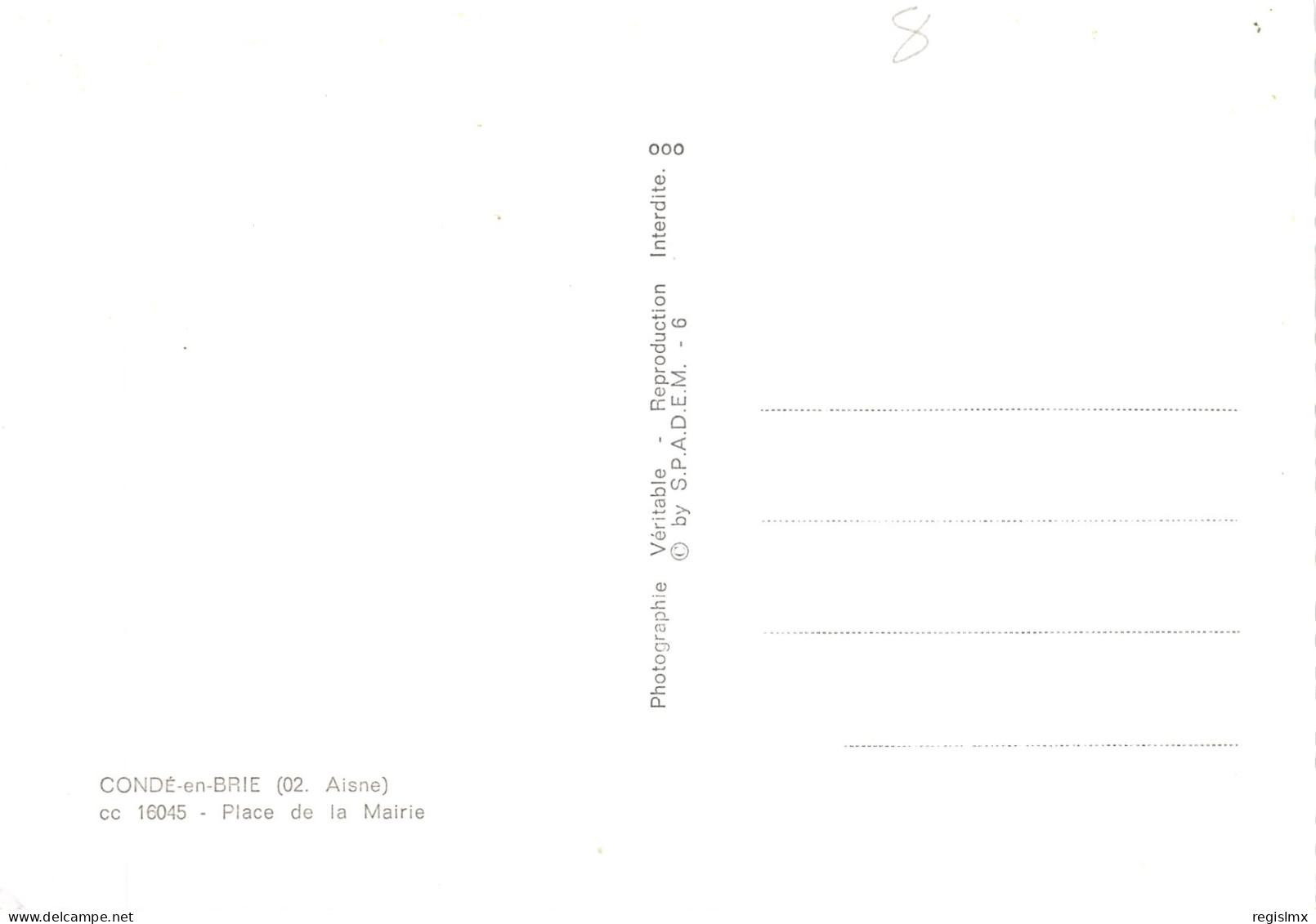 02-CONDE EN BRIE-N°T564-D/0355 - Otros & Sin Clasificación