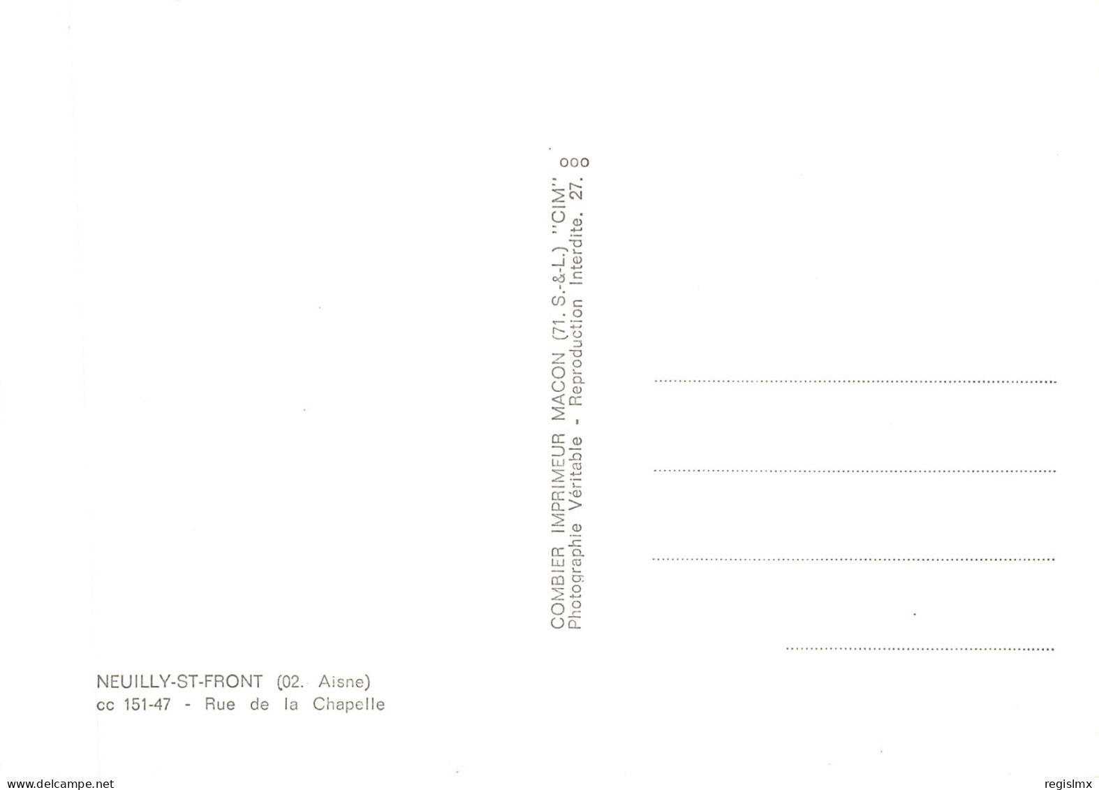 02-NEUILLY SAINT FRONT-N°T564-D/0323 - Other & Unclassified