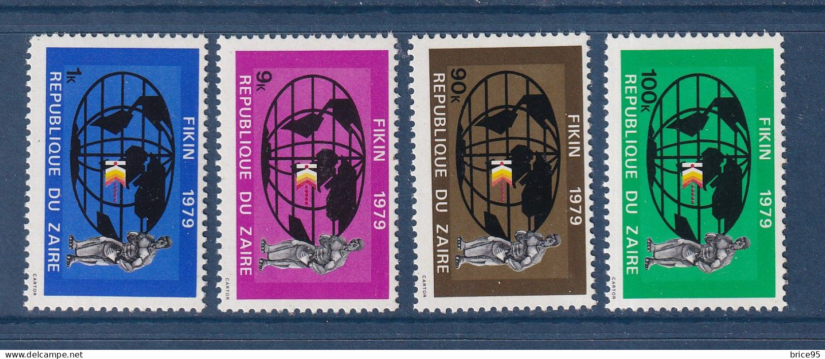 Zaïre - YT N° 957 à 960 ** - Neuf Sans Charnière - 1979 - Nuovi
