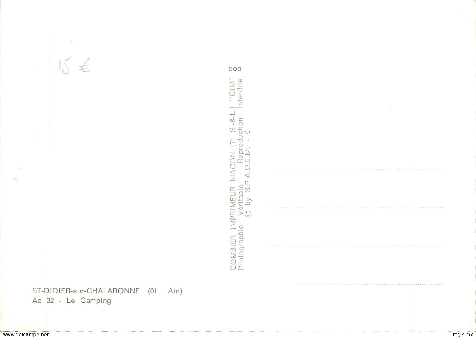 01-SAINT DIDIER SUR CHALARONNE-N°T564-C/0251 - Zonder Classificatie