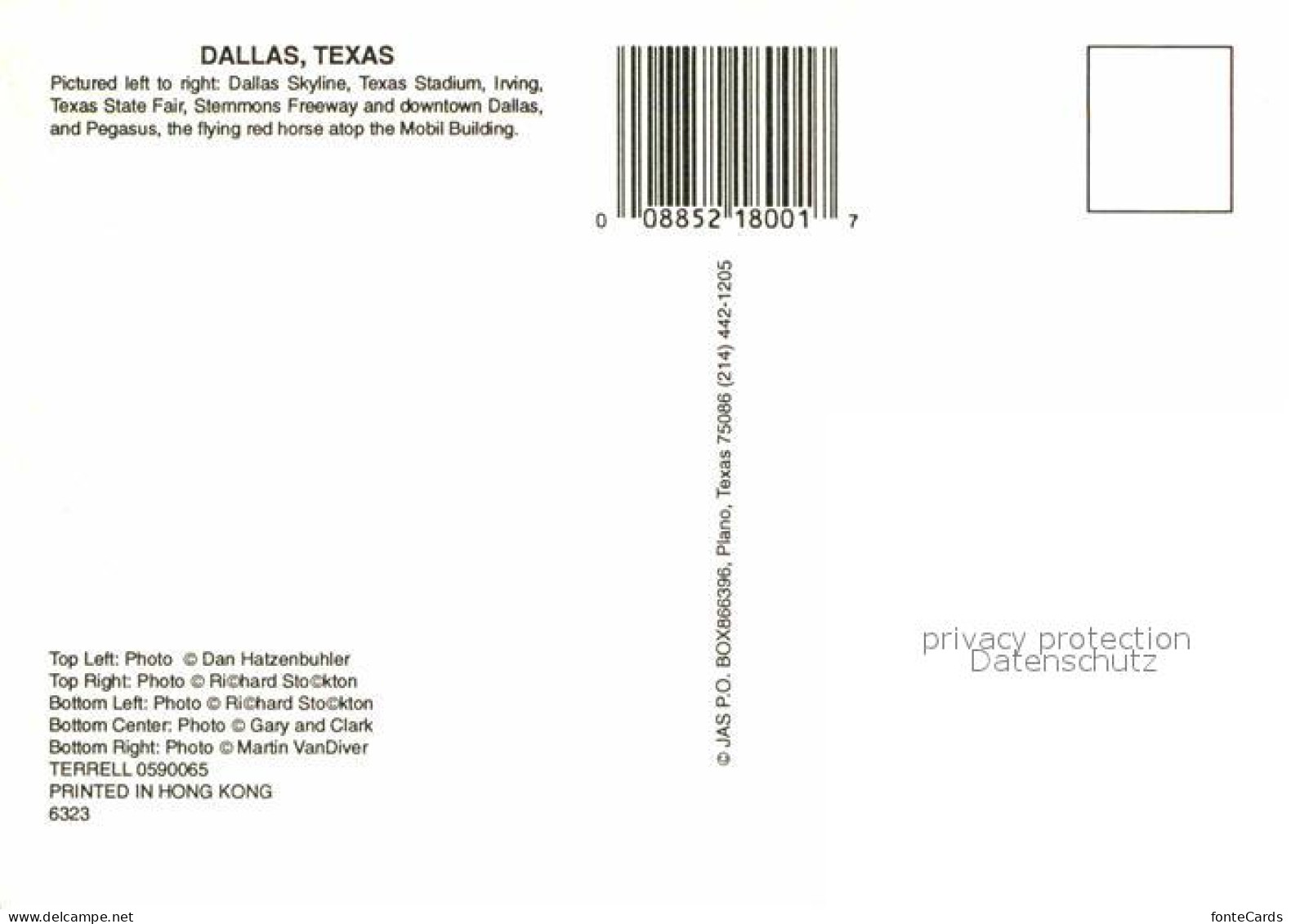 72706968 Dallas_Texas Fliegeraufnahme - Altri & Non Classificati