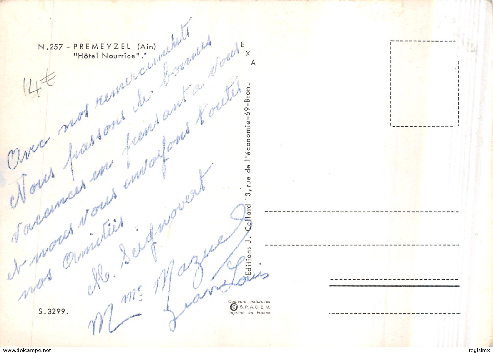 01-PREMEYZEL-N°T564-C/0137 - Zonder Classificatie