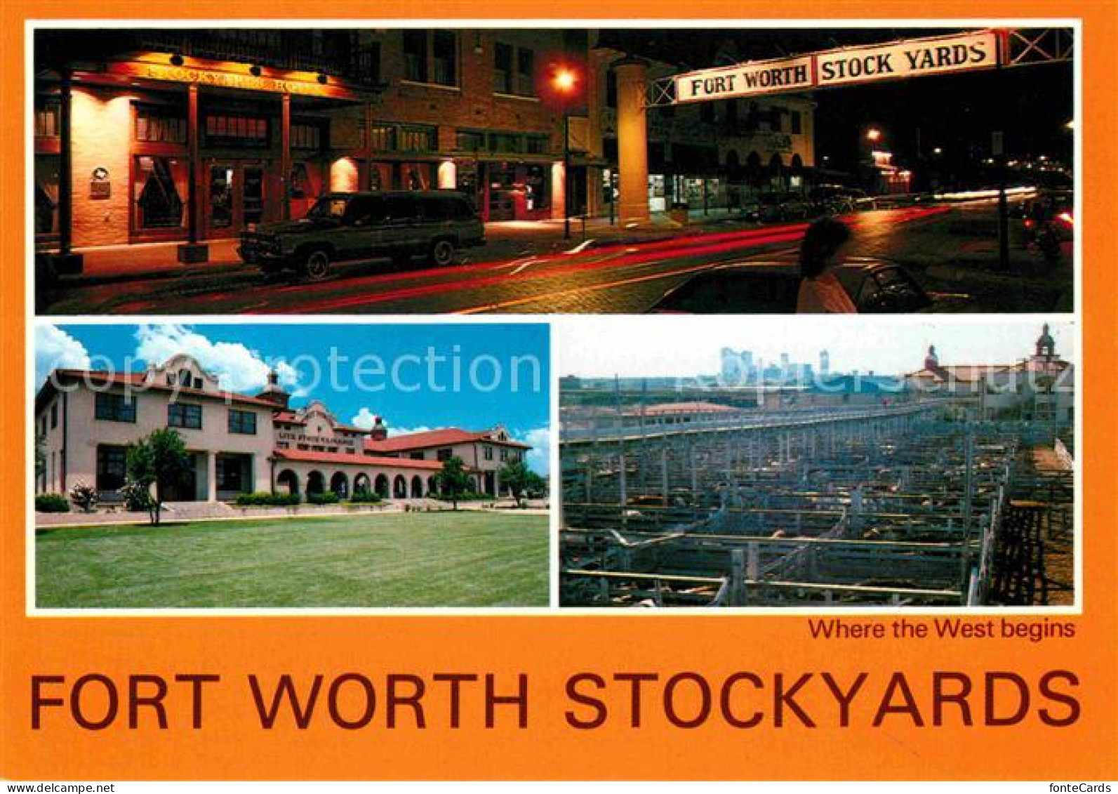 72706966 Fort_Worth Stockyards - Andere & Zonder Classificatie