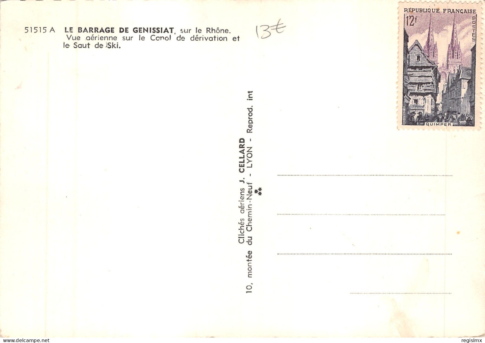 01-GENISSIAT-LE BARRAGE-N°T564-B/0157 - Unclassified