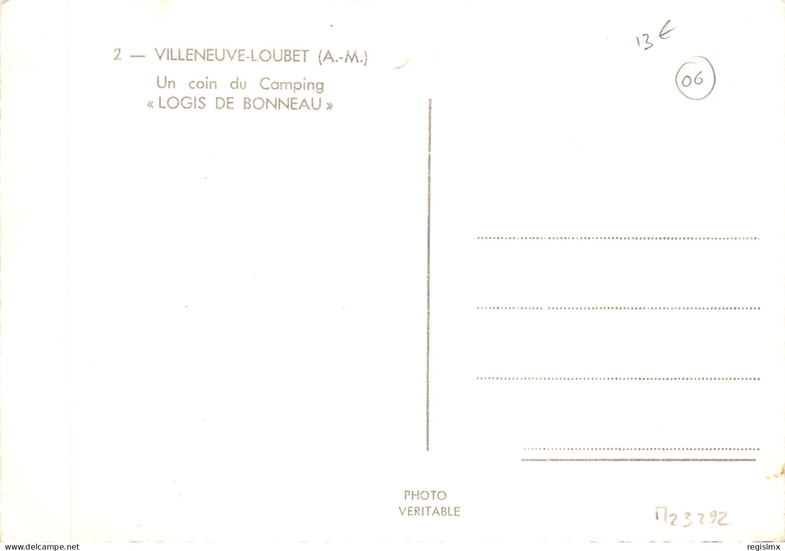 06-VILLENEUVE LOUBET-CAMPING -N°T565-C/0027 - Autres & Non Classés