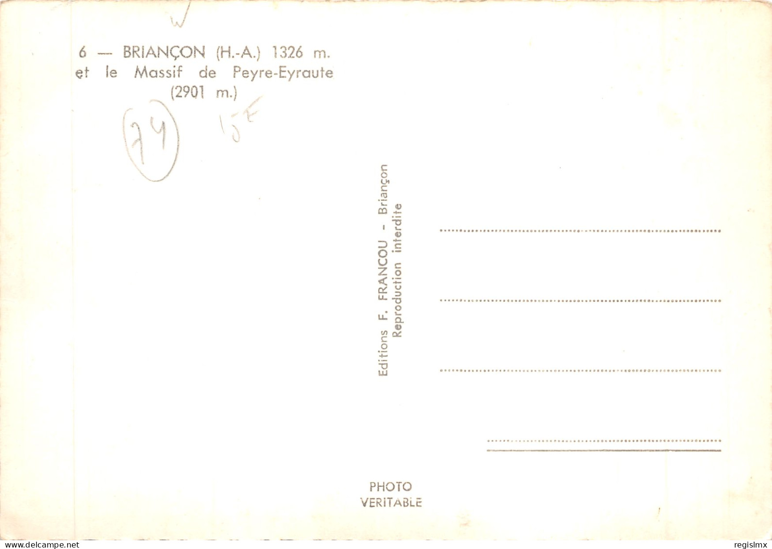 05-BRIANCON-N°T565-B/0185 - Briancon
