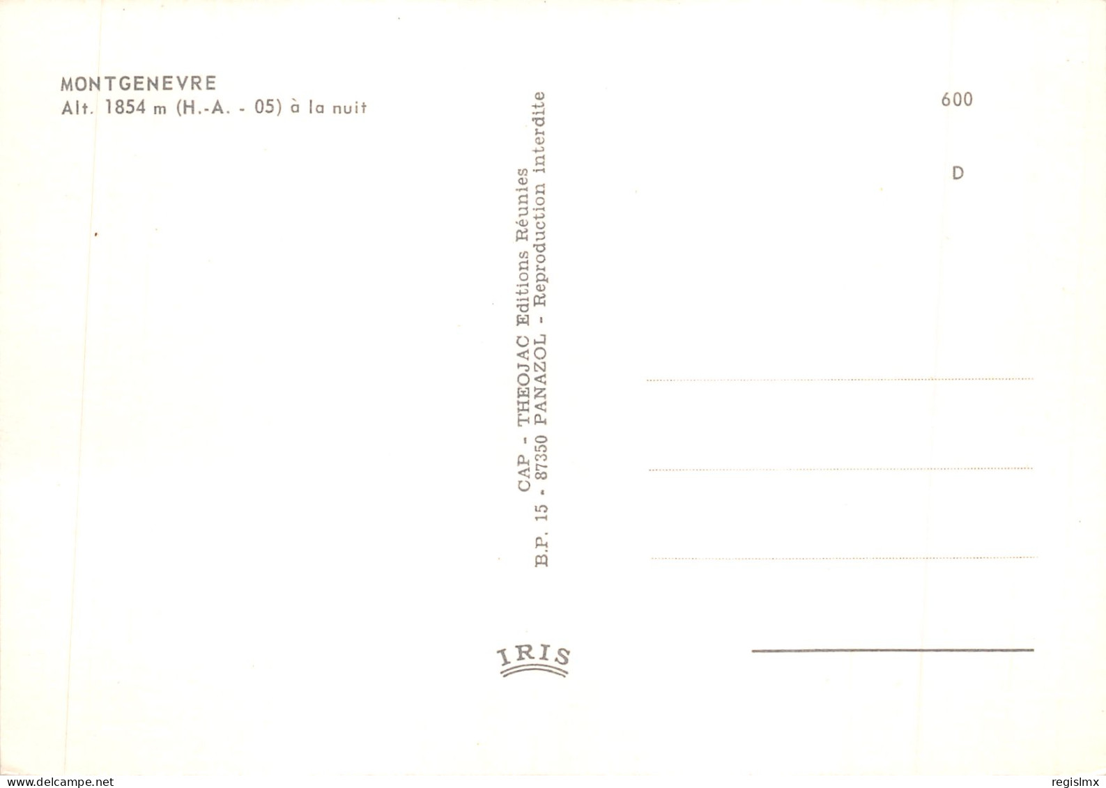 05-MONTGENEVRE-N°T565-B/0045 - Sonstige & Ohne Zuordnung