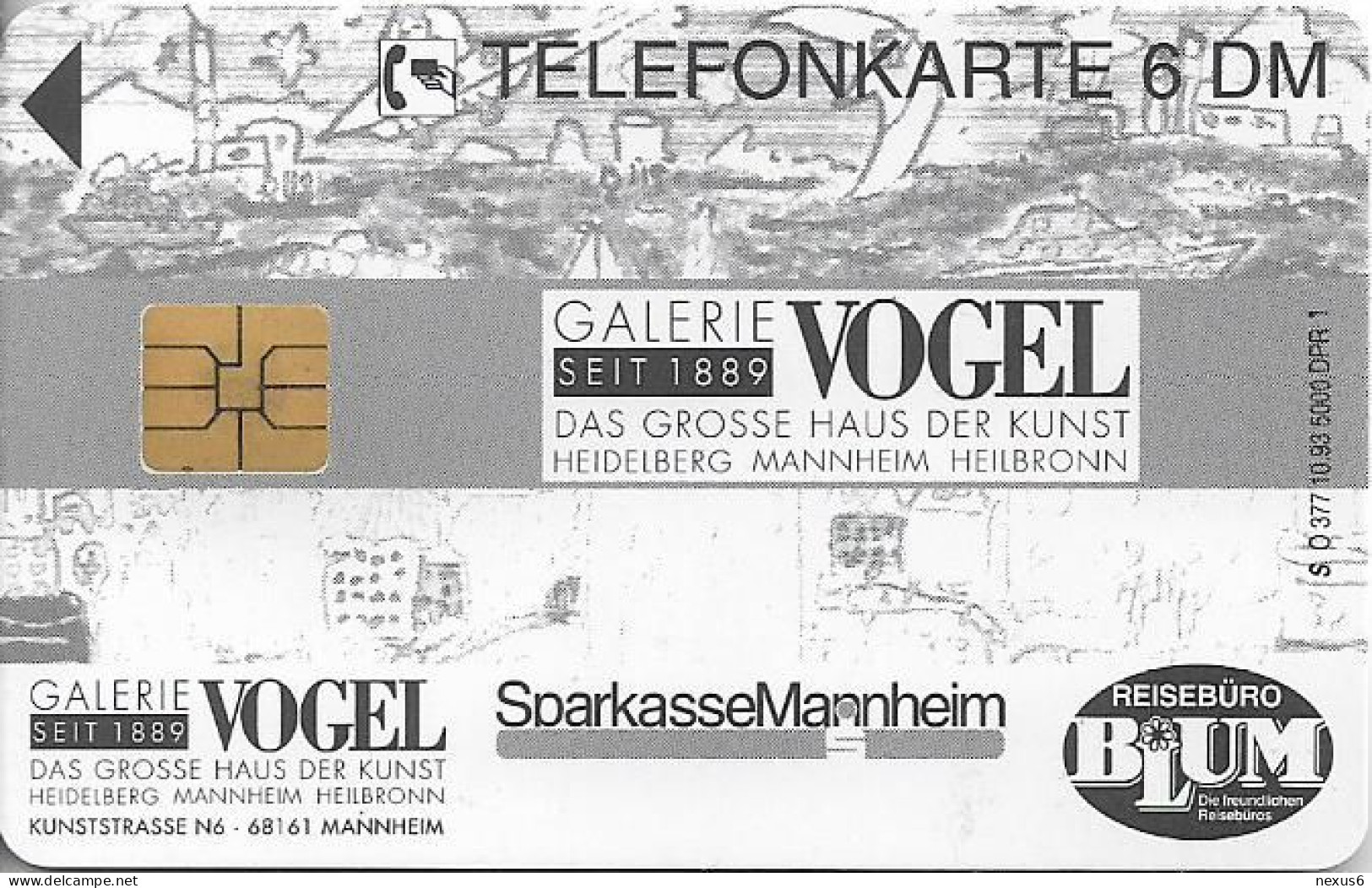 Germany - James Rizzi 8 - O 0377 - 10.1993, 6DM, 5.000ex, Used - O-Series: Kundenserie Vom Sammlerservice Ausgeschlossen