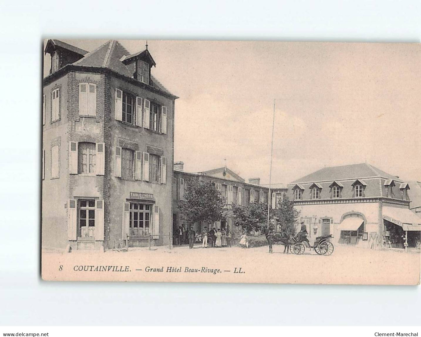 COUTAINVILLE : Grand Hôtel Beau-Rivage - Très Bon état - Other & Unclassified