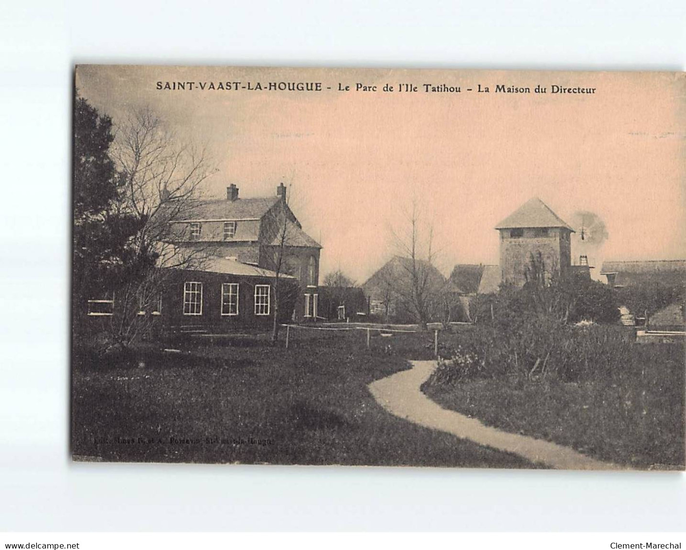 SAINT VAAST LA HOUGUE : Le Parc De L'Ile Tatihou, La Maison Du Directeur - Très Bon état - Saint Vaast La Hougue