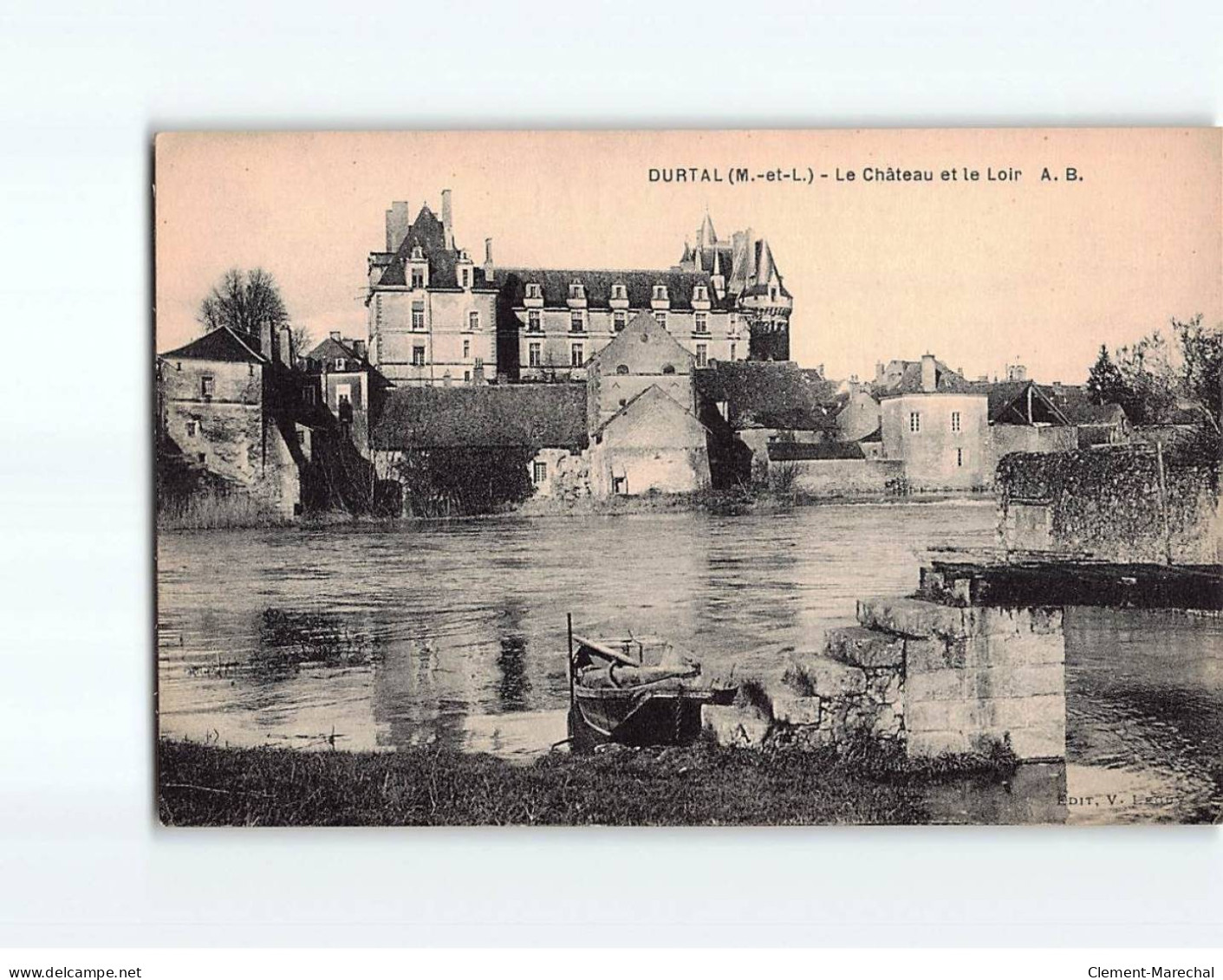 DURTAL : Le Château Et Le Loir - Très Bon état - Durtal