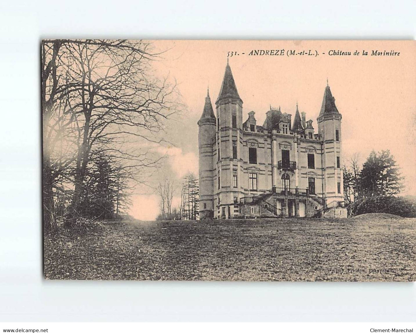 ANDREZE : Château De La Morinière - Très Bon état - Andere & Zonder Classificatie