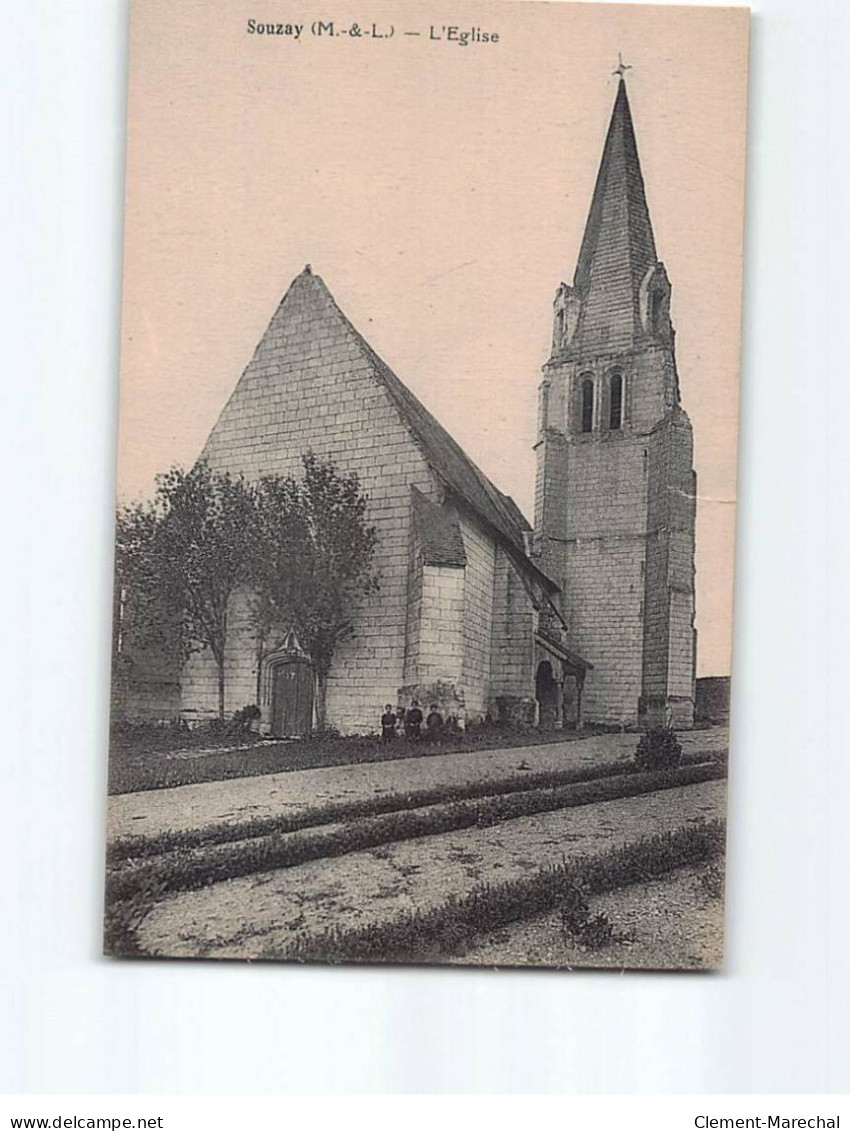 SOUZAY : L'Eglise - Très Bon état - Andere & Zonder Classificatie