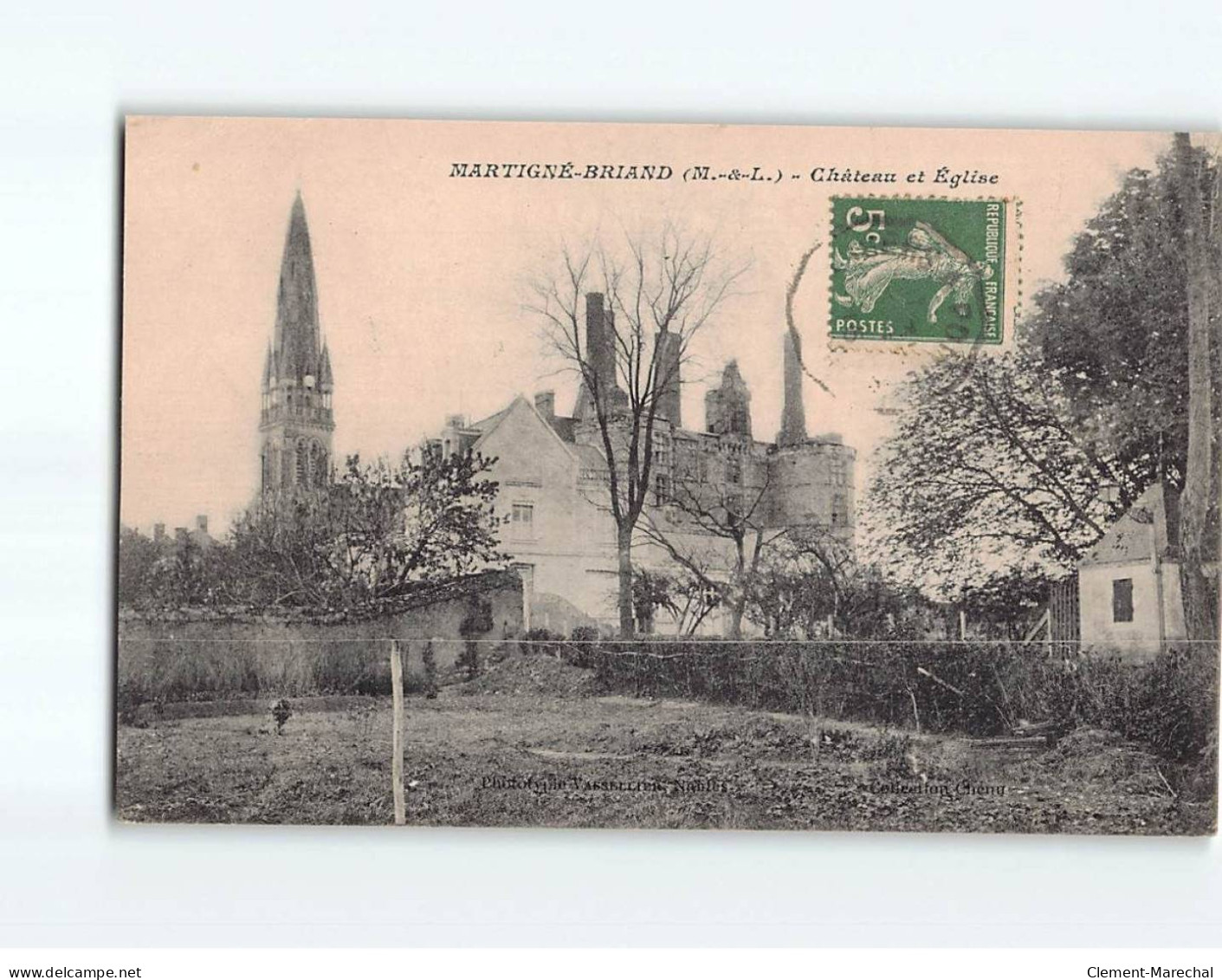 MARTIGNE BRIANT : Château Et Eglise - état - Other & Unclassified