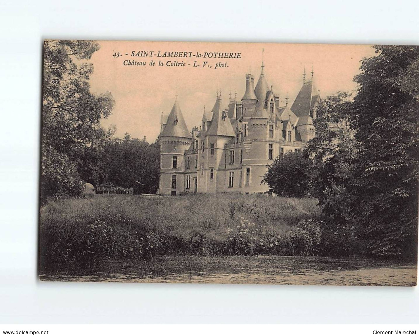 SAINT LAMBERT LA POTHERIE : Château De La Coltrie - Très Bon état - Sonstige & Ohne Zuordnung