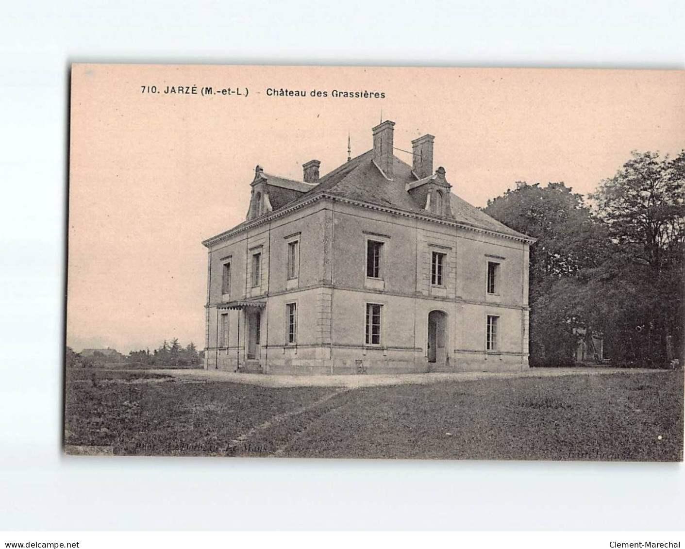 JARZE : Château Des Grassières - Très Bon état - Autres & Non Classés