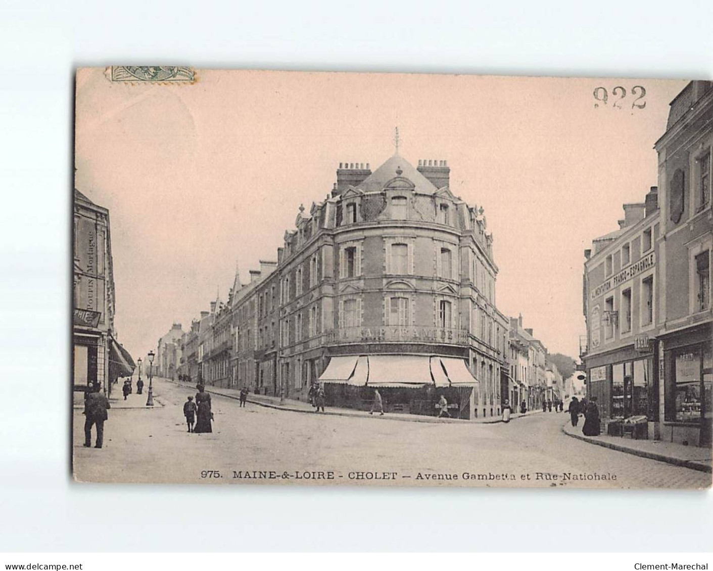 CHOLET : Avenue Gambetta Et Rue Nationale - état - Cholet