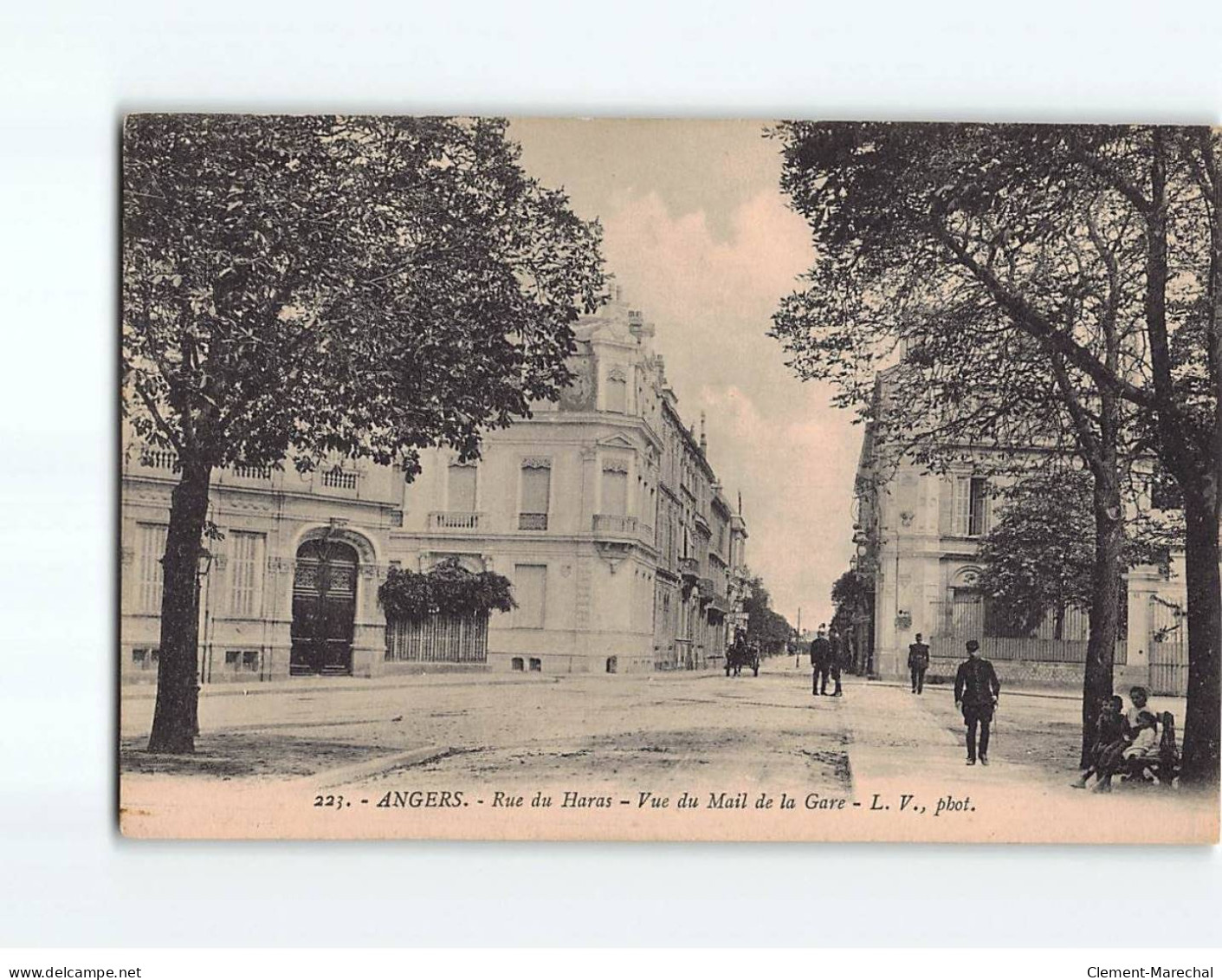 ANGERS : Rue Du Haras, Vue Du Mail De La Gare - Très Bon état - Angers