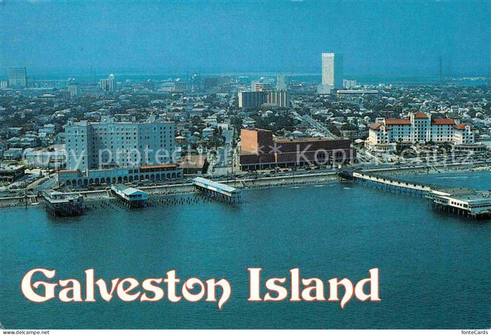 72706905 Galveston_Texas Fliegeraufnahme - Andere & Zonder Classificatie