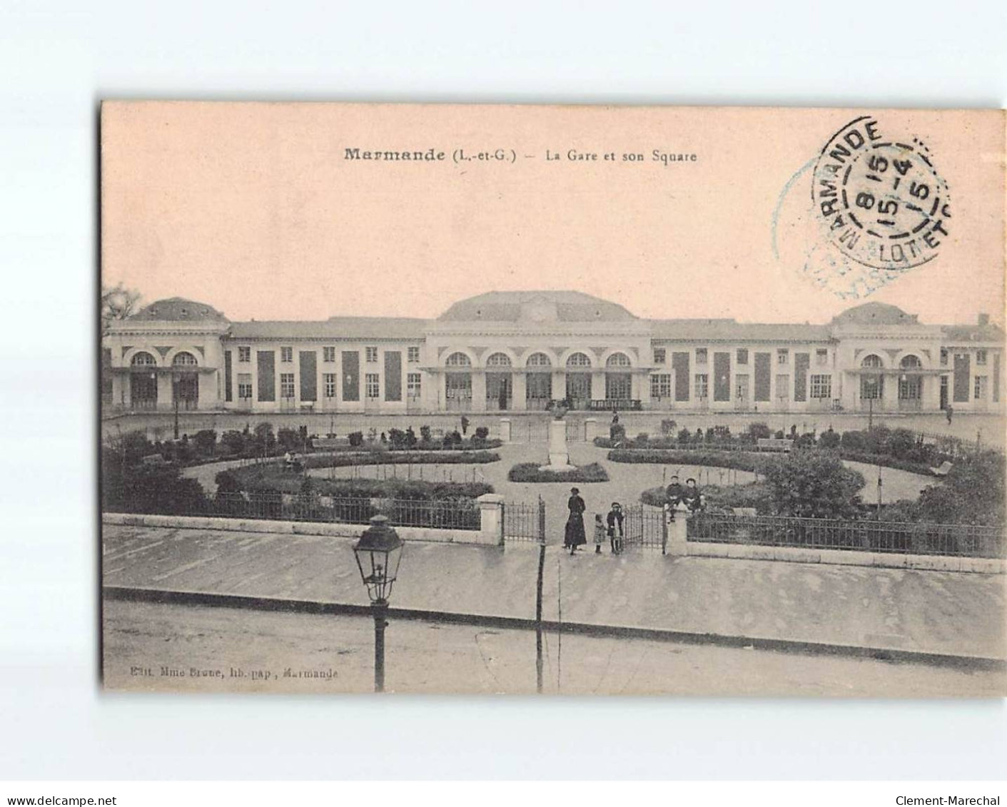 MARMANDE : La Gare Et Son Square - Très Bon état - Marmande