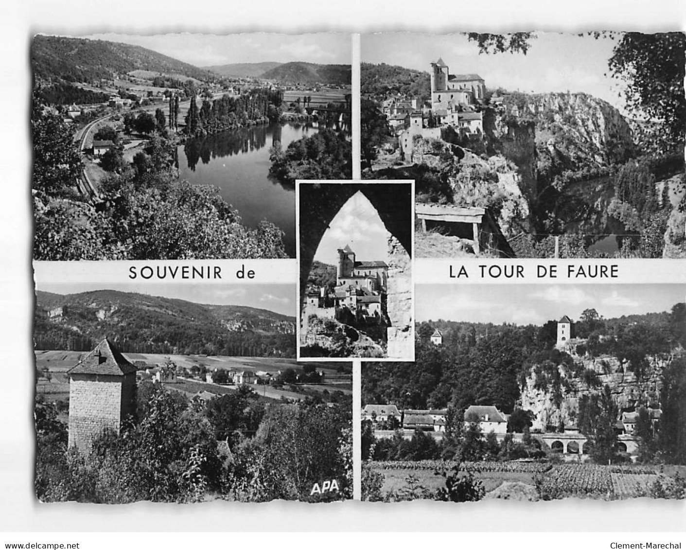 LA TOUR DE FAURE : Carte Souvenir - Très Bon état - Other & Unclassified