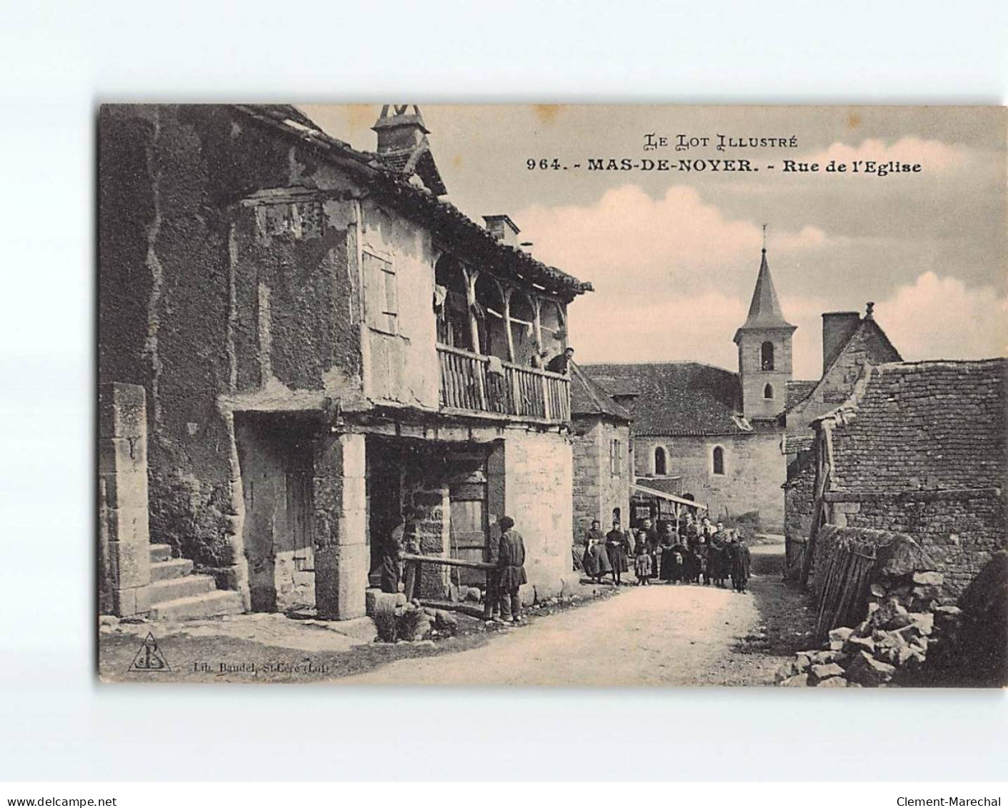 MAS DE NOYER : Rue De L'Eglise - Très Bon état - Andere & Zonder Classificatie