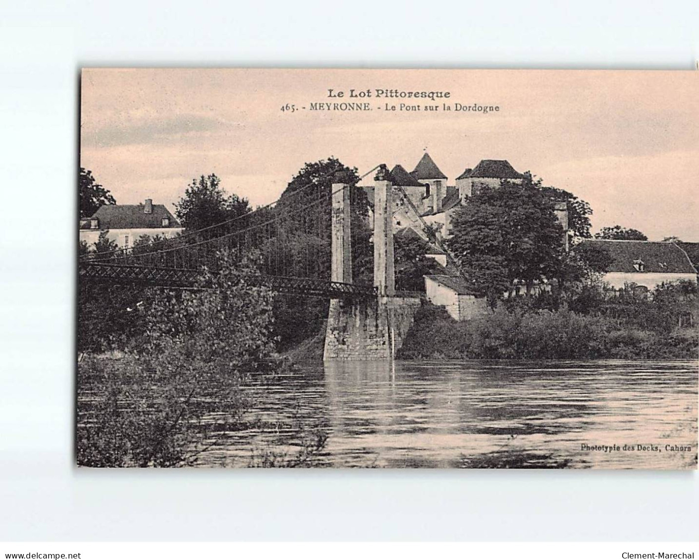 MEYRONNE : Le Pont Sur La Dordogne - Très Bon état - Other & Unclassified