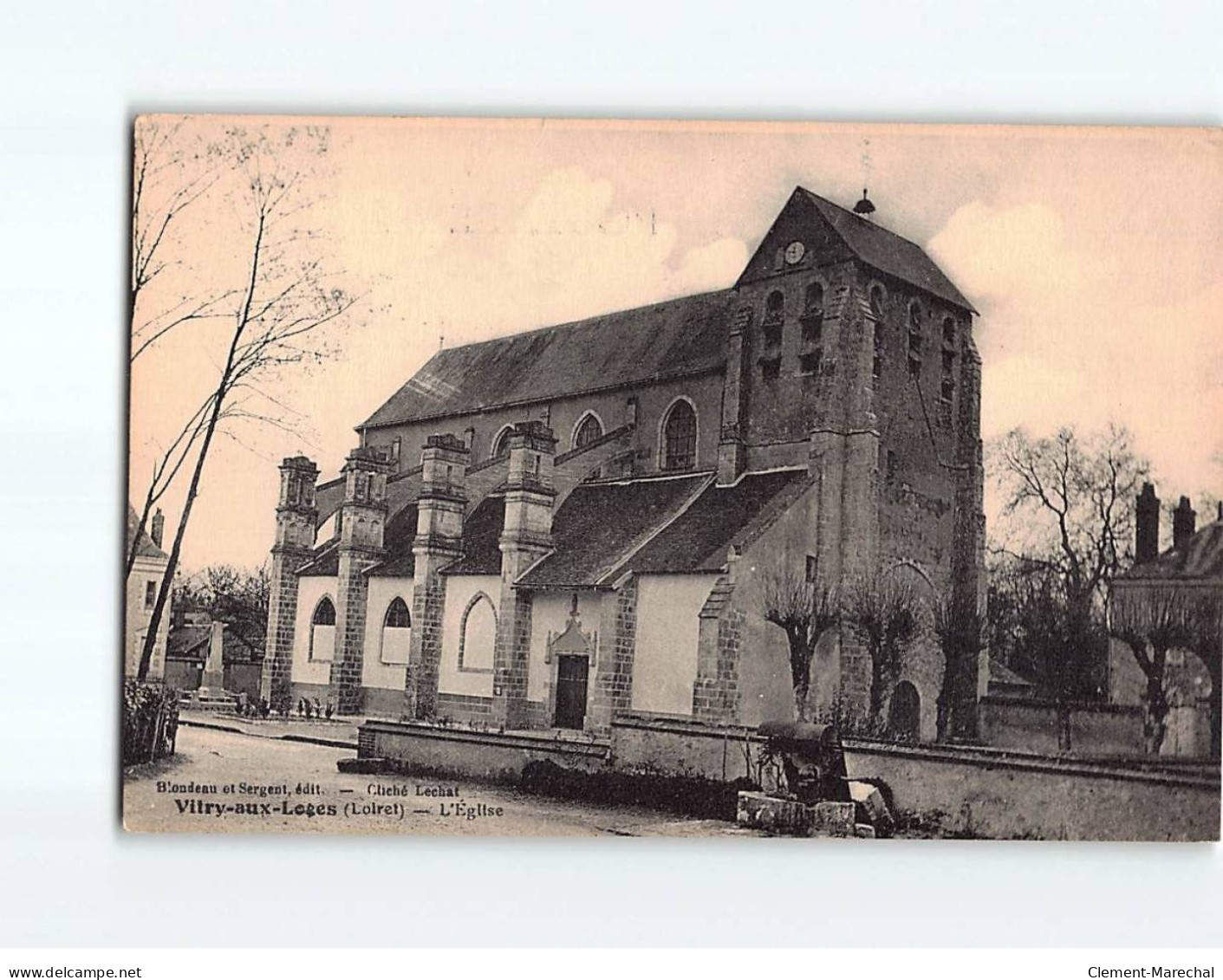 VITRY AUX LOGES : L'Eglise - Très Bon état - Andere & Zonder Classificatie