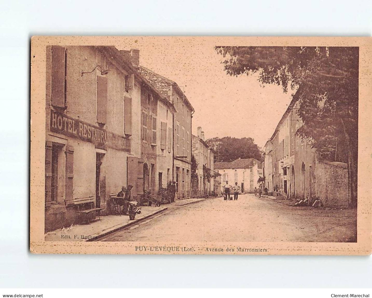 PUY L'EVEQUE : Avenue Des Marronniers - état - Other & Unclassified