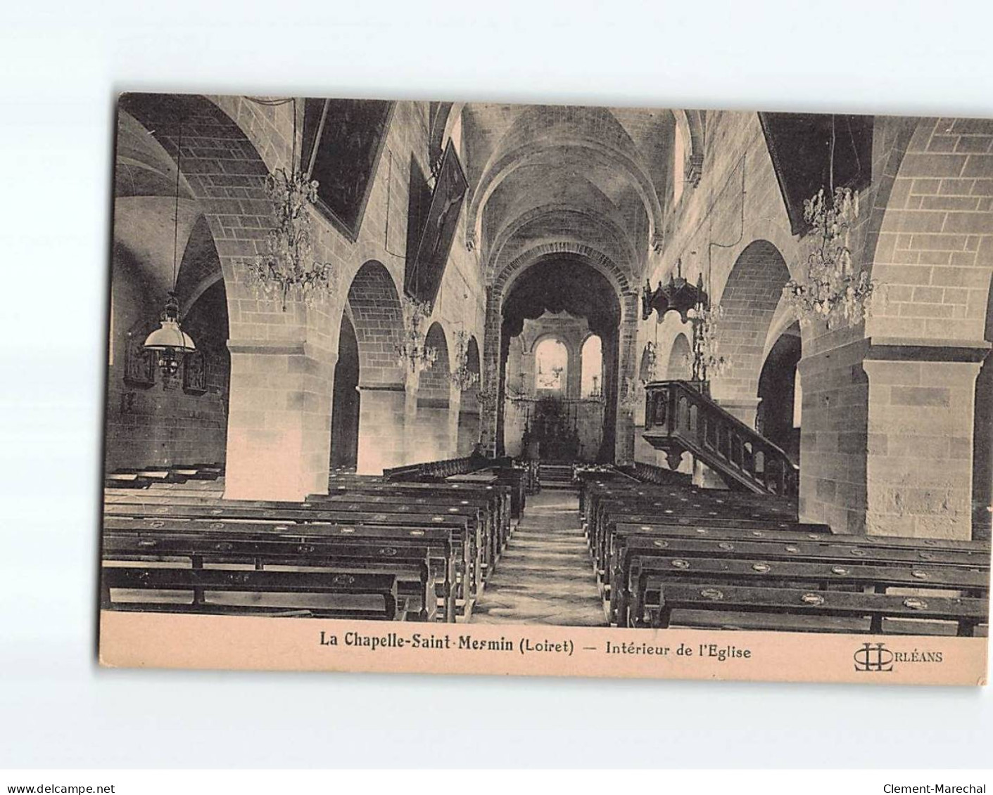 LA CHAPELLE SAINT MESMIN : Intérieur De L'Eglise - Très Bon état - Otros & Sin Clasificación