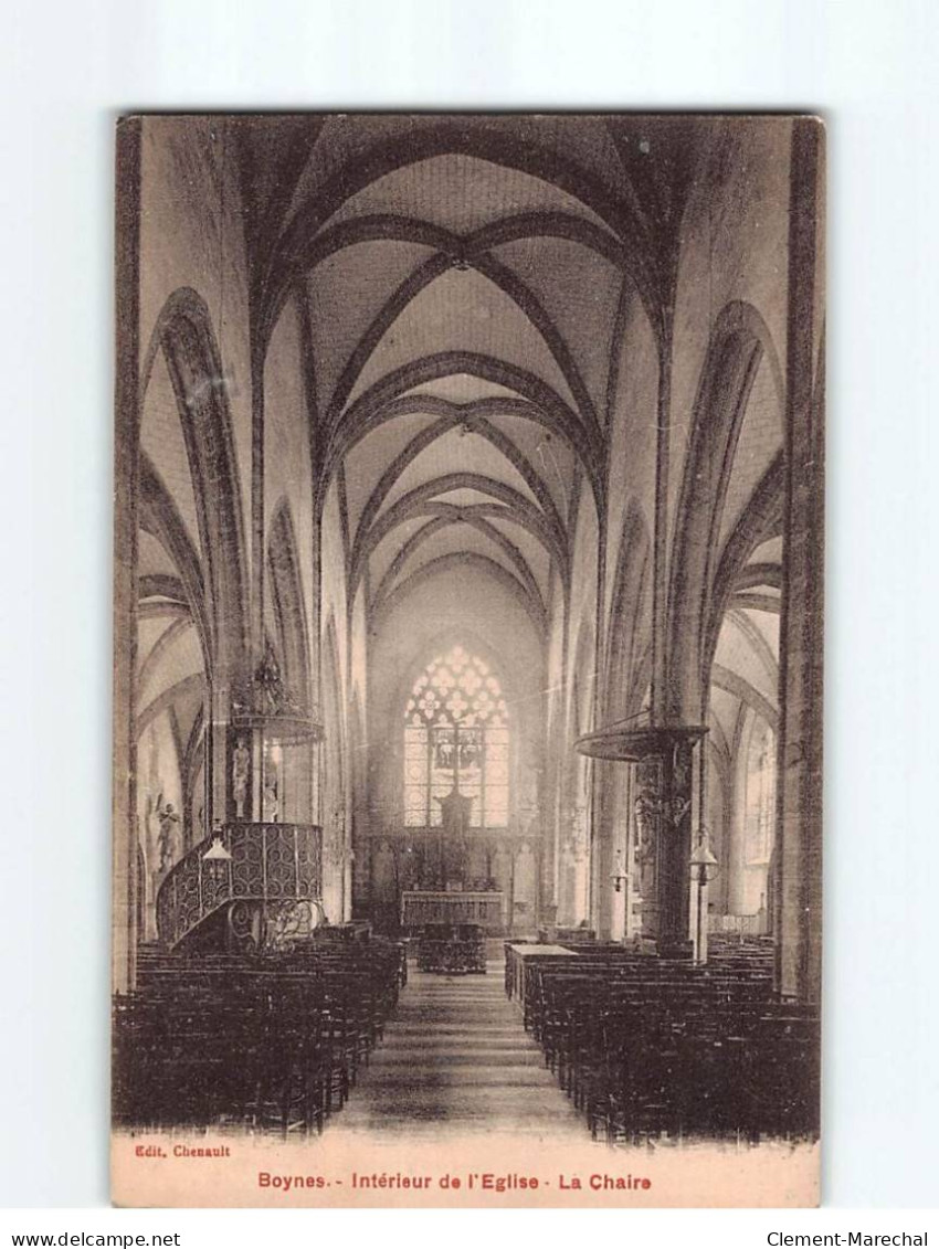 BOYNES : Intérieur De L'Eglise, La Chaire - Très Bon état - Sonstige & Ohne Zuordnung