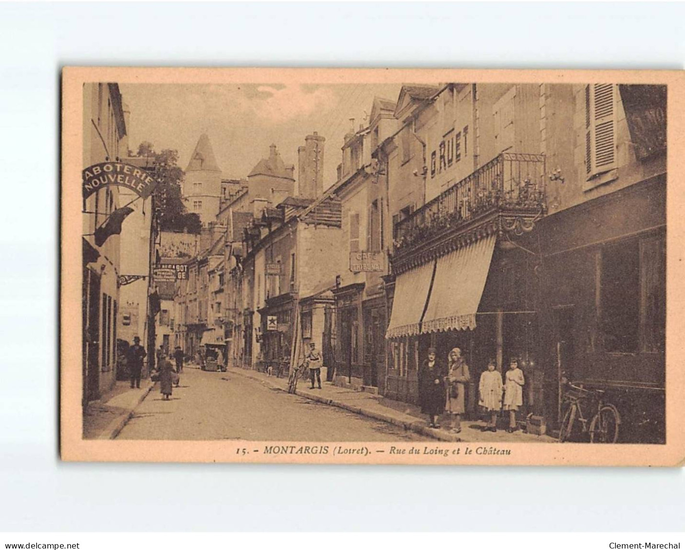 MONTARGIS : Rue Du Loing Et Le Château - Très Bon état - Montargis