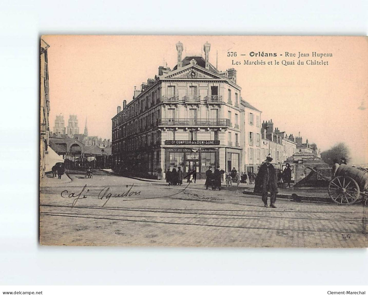 ORLEANS : Rue Jean Hupeau, Les Marchés Et Le Quai Du Châtelet - état - Orleans