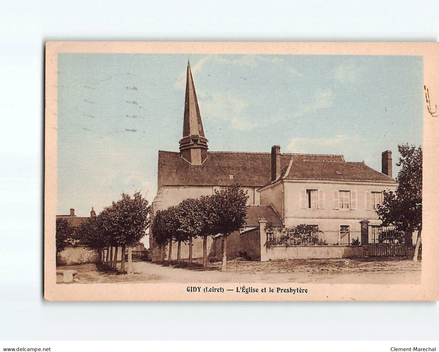 GIDY : L'Eglise Et Le Presbytère - Très Bon état - Other & Unclassified