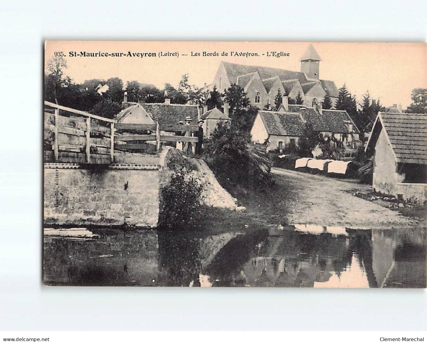 SAINT MAURICE SUR AVEYRON : Les Bords De L'Aveyron, L'Eglise - Très Bon état - Sonstige & Ohne Zuordnung