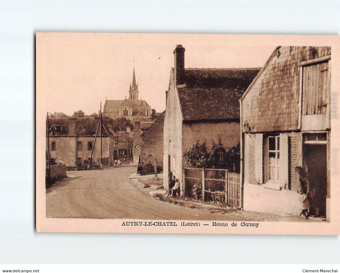 AUTRY LE CHATEL : Route De Cernoy - Très Bon état - Andere & Zonder Classificatie